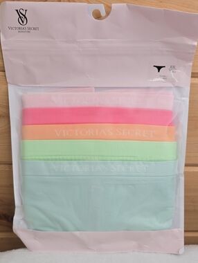 Victoria's Secret 5-Pack Seamless Solid Thong Panties Sz XXL NWT